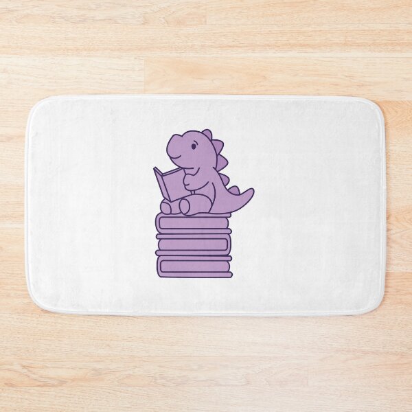 Item preview, Thesaurus Dinosaur - Cute Dinosaur Sit on the Book Stack designed and sold by KawaiiBombShop.