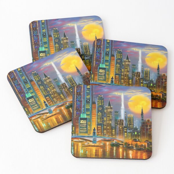 Item preview, City skyline vibe art designed and sold by GangBangGang.