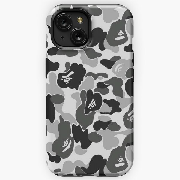 LV Bape iPhone 15 Pro Clear Case
