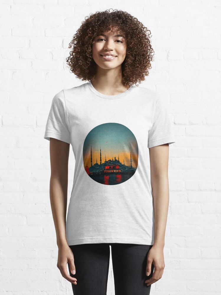 Istanbul Skyline Graphic Vintage Souvenir Tee T Shirts, Hoodies