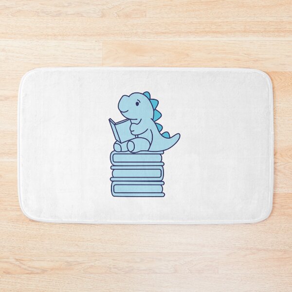 Item preview, Thesaurus Dinosaur - Cute Dinosaur Sit on the Book Stack designed and sold by KawaiiBombShop.