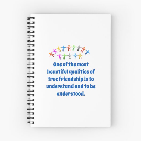 Item preview, One Of The Most Beautiful Qualities - Friendship Quote designed and sold by CrankyOldDude.