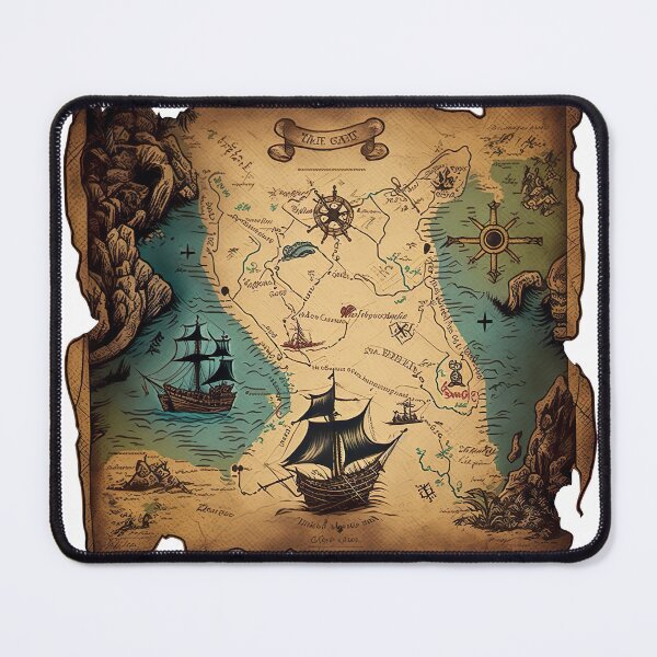 Item preview, Pirate treasure map designed and sold by VAXANA.