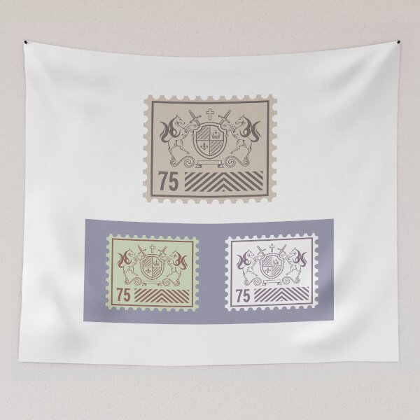 Item preview, Horses Royal Stamp designed and sold by vectorworks51.
