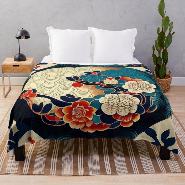 Item preview, Relaxed Dreamy Asian Pattern Digital Painting designed and sold by CodeAndColors.