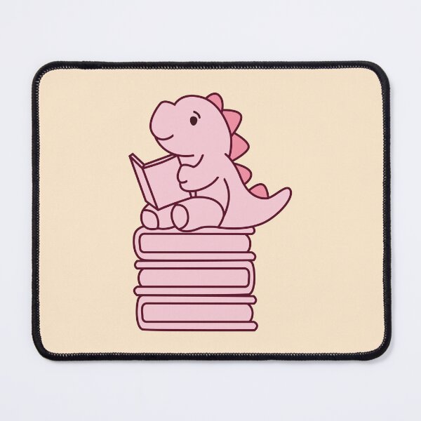 Item preview, Thesaurus Dinosaur - Cute Dinosaur Sit on the Book Stack designed and sold by KawaiiBombShop.