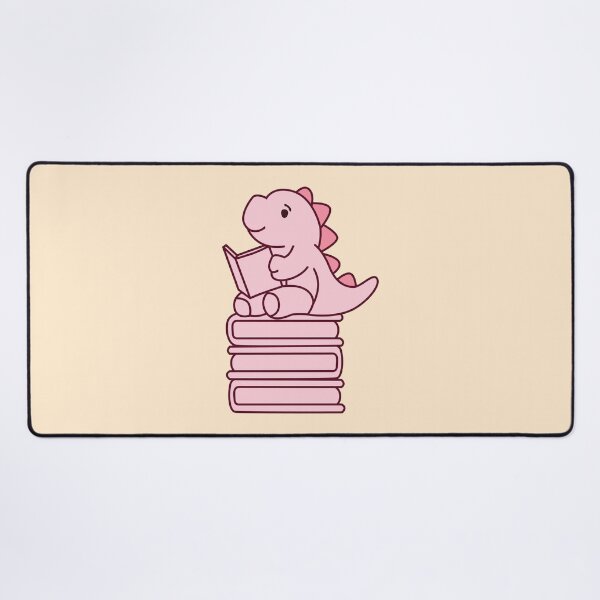 Item preview, Thesaurus Dinosaur - Cute Dinosaur Sit on the Book Stack designed and sold by KawaiiBombShop.