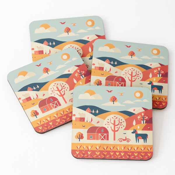 Item preview, Minimal Flat Country Pattern Digital Painting designed and sold by CodeAndColors.