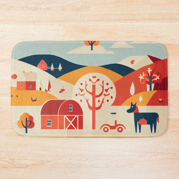 Item preview, Minimal Flat Country Pattern Digital Painting designed and sold by CodeAndColors.