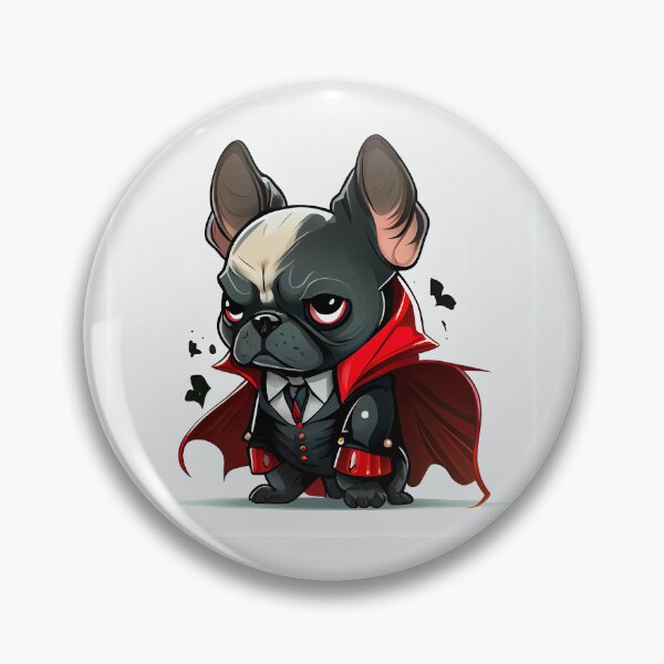Item preview, Cute french bulldog dog dressed as dracula designed and sold by Quiki.