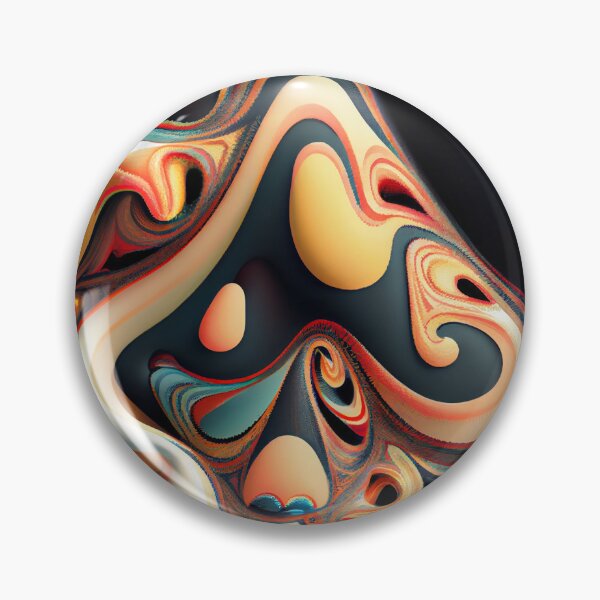 Artikelvorschau, Fluid Bohemian Pattern Digital Painting entworfen und verkauft von CodeAndColors.