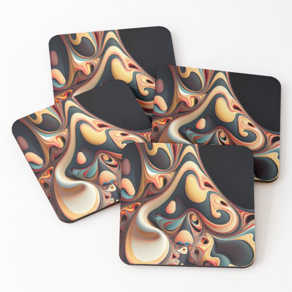 Item preview, Fluid Bohemian Pattern Digital Painting designed and sold by CodeAndColors.