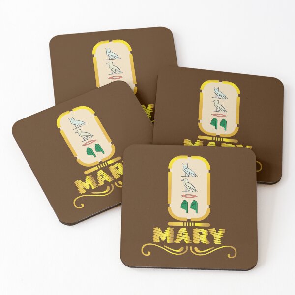 Artikelvorschau, MARY – amerikanische Namen in Hieroglyphenbuchstaben – MARY, Name in einem pharaonischen Khartouch – hieroglyphische pharaonische Namen entworfen und verkauft von Quotesgallery.