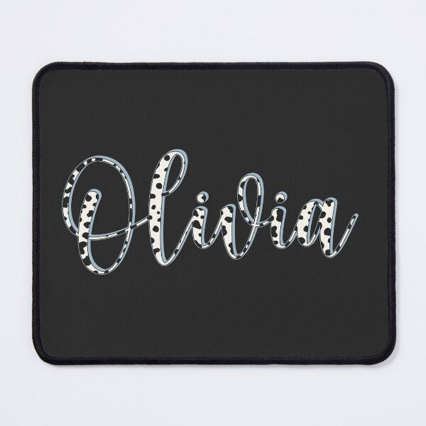 Item preview, Olivia name, Dalmatian pattern Olivia first name designed and sold by Danylo Mikhnievych.