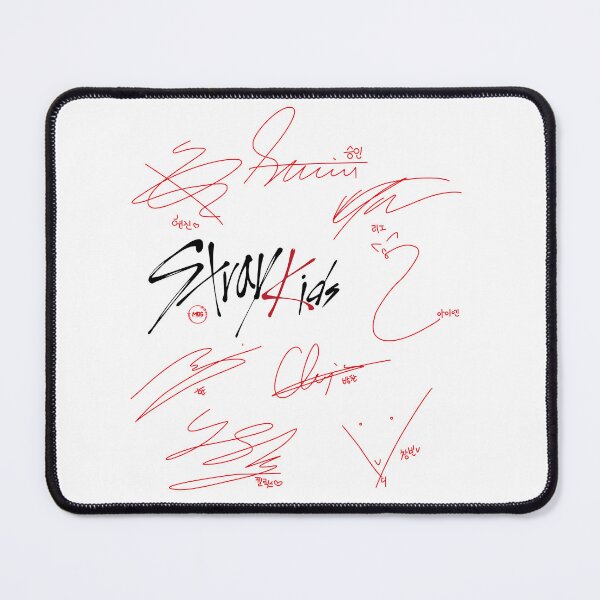 Item preview, Design with the autographs of the stray kids group designed and sold by mbs-desing.