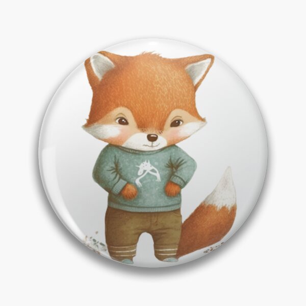 Item preview, Cute fox designed and sold by ShopLeilaArt.