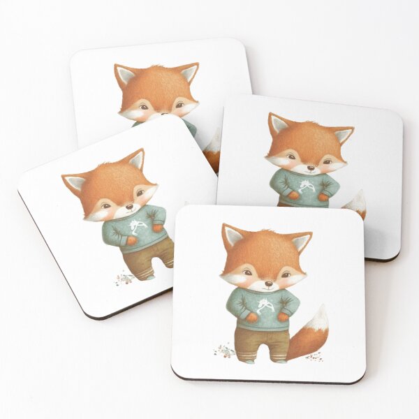 Item preview, Cute fox designed and sold by ShopLeilaArt.