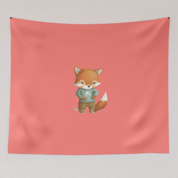 Item preview, Cute fox designed and sold by ShopLeilaArt.