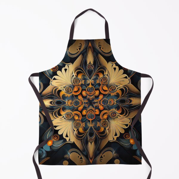 Artikelvorschau, Symmetrical Dreamy Dynamic Art Deco Pattern Digital Painting entworfen und verkauft von CodeAndColors.
