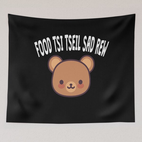 Item preview, Wer das liest ist Doof Bear Mirror Writing designed and sold by MooonTees.