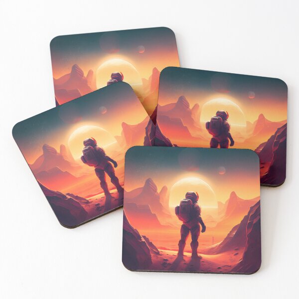 Item preview, Astronaut Surveying the Horizon designed and sold by nominov.