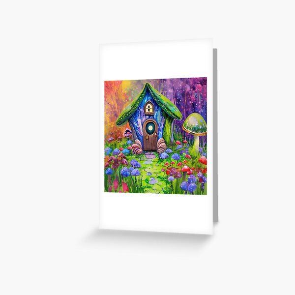 Item preview, A Muted Fairytale Landscape - The Secret Garden in Watercolor designed and sold by WBP Mart.