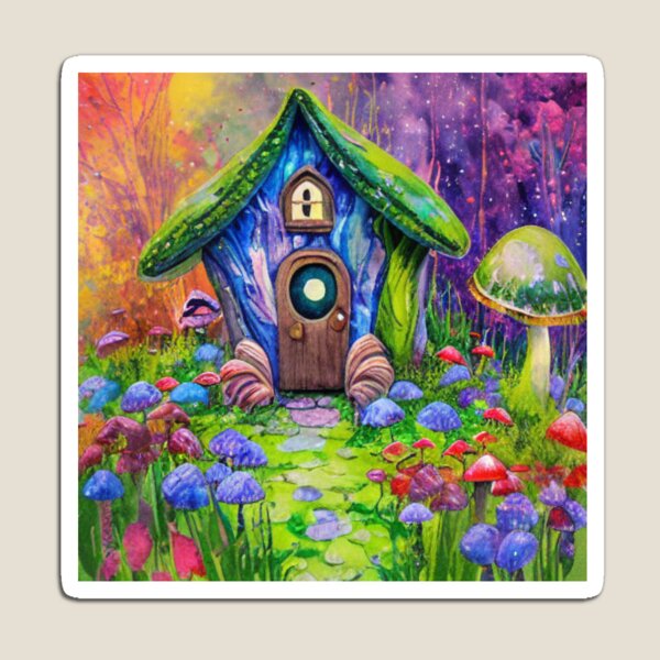 Item preview, A Muted Fairytale Landscape - The Secret Garden in Watercolor designed and sold by WBP Mart.
