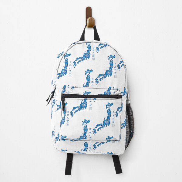 Item preview, Hand Drawn Map of Japan 'Waves of Japan' designed and sold by FuyuTiger.