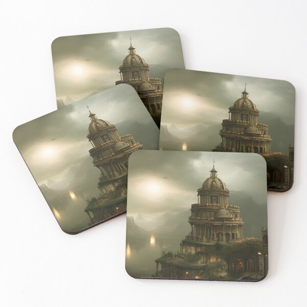 Item preview, Castle Overlooking the Sea designed and sold by FamiliarPufferfish.