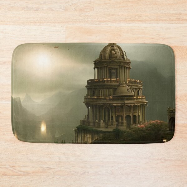 Item preview, Castle Overlooking the Sea designed and sold by FamiliarPufferfish.
