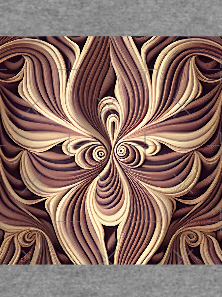 Thumbnail 6 von 6, Leichter Pullover, Aggressive Divine Muted Soft Line Pattern Digital Painting designt und verkauft von CodeAndColors.