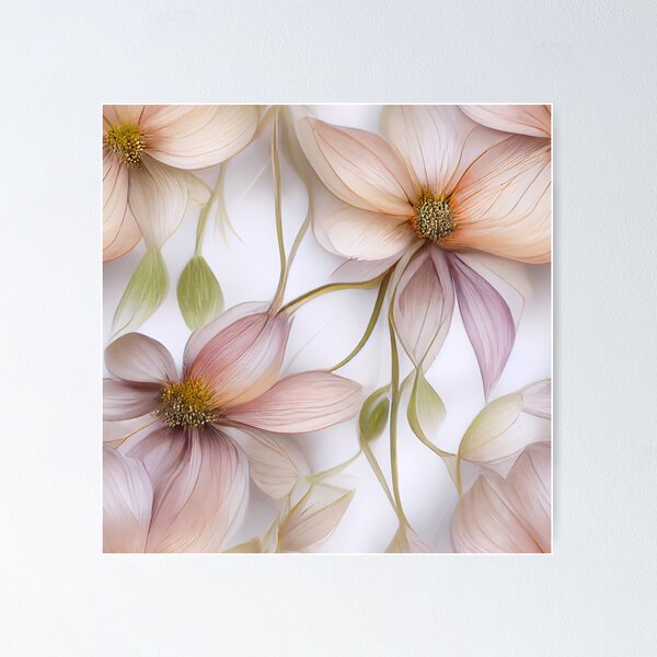 Item preview, light fragile flowers 6 designed and sold by Mike Kiev art.