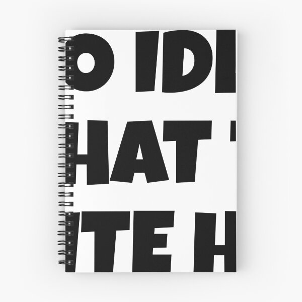 Item preview, Print text "no idea what to write here" designed and sold by alinaluna.