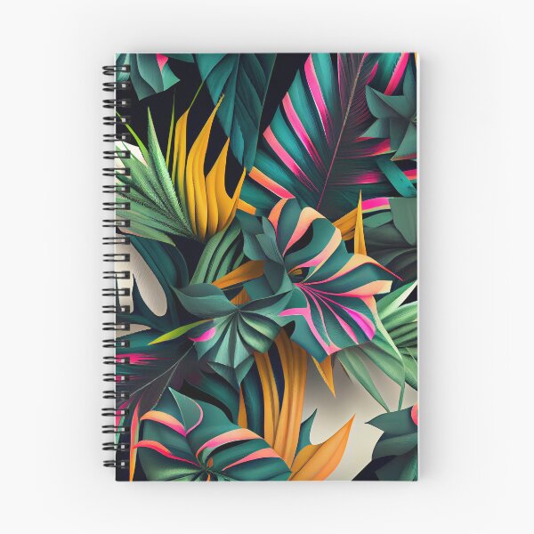 Item preview, Dazzling Angular Tropical Pattern Digital Painting designed and sold by CodeAndColors.