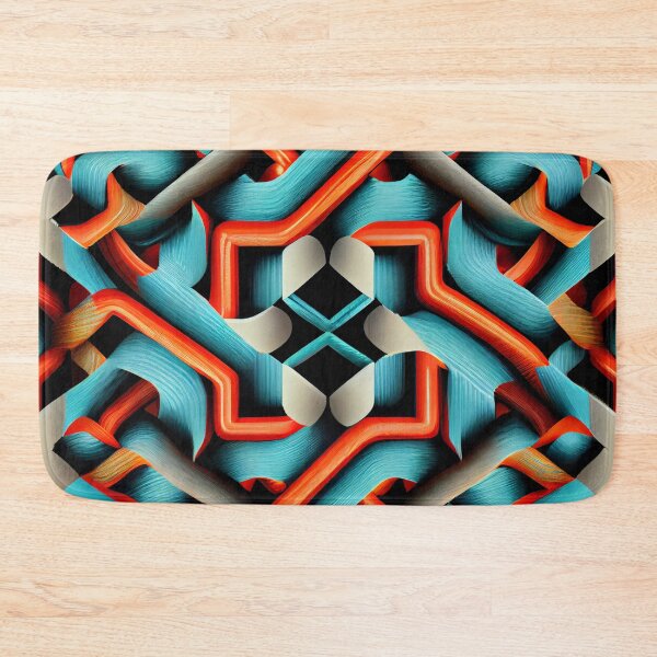 Item preview, Intense Scandifornian Pattern Digital Painting designed and sold by CodeAndColors.