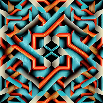 Vorschaubild zum Design Intense Scandifornian Pattern Digital Painting von CodeAndColors