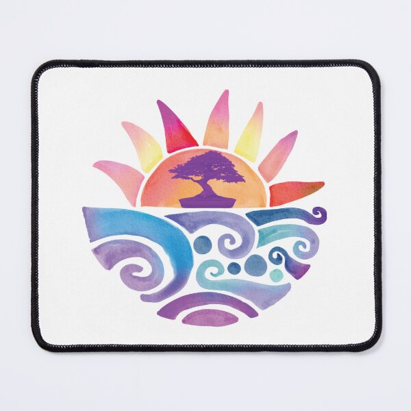 Item preview, Bonsai Tree Sun and Sea designed and sold by piesdesignart.