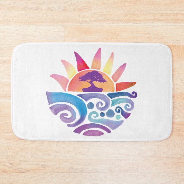 Item preview, Bonsai Tree Sun and Sea designed and sold by piesdesignart.