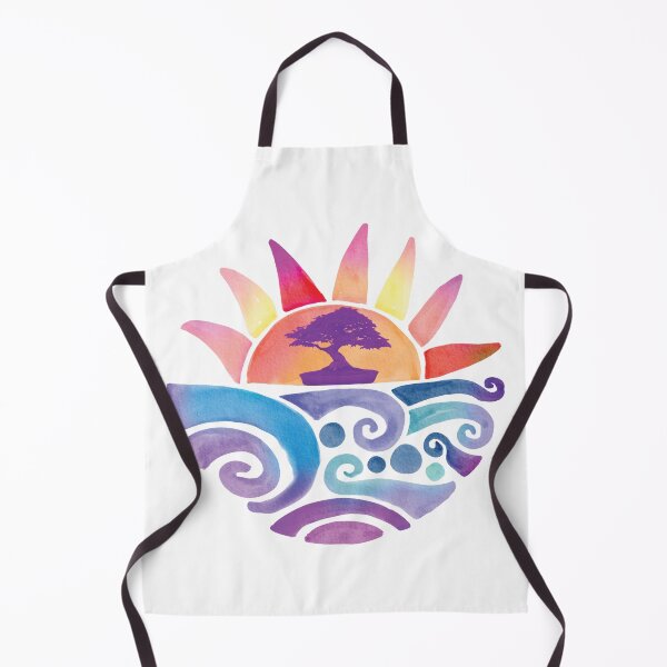 Item preview, Bonsai Tree Sun and Sea designed and sold by piesdesignart.