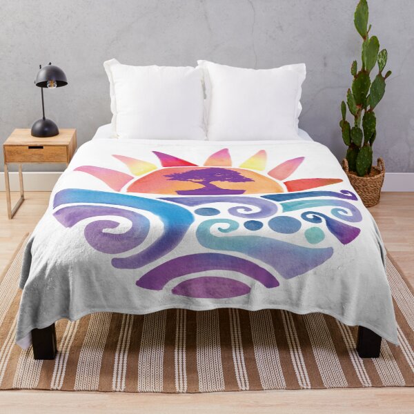 Item preview, Bonsai Tree Sun and Sea designed and sold by piesdesignart.