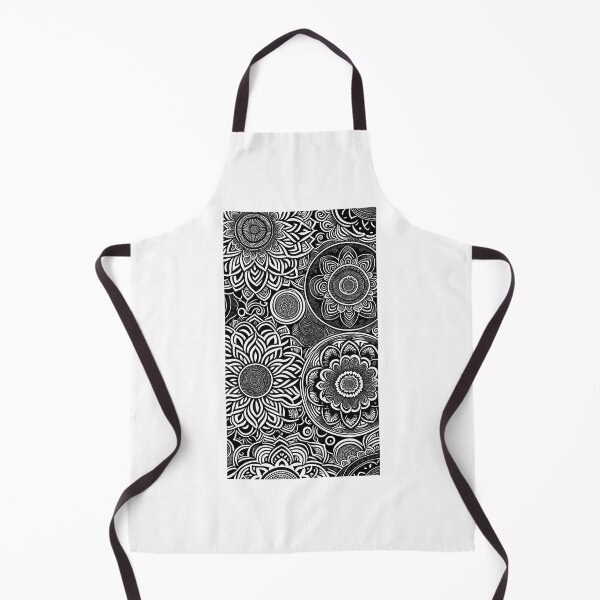 Aperçu de l'œuvre Mandalas en papier et Branco créée et vendue par Abstr4ct W0rld.