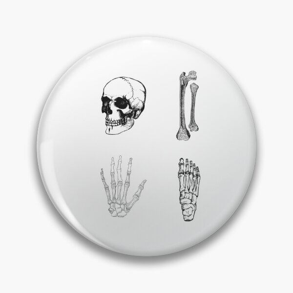Item preview, ANTHROPOLOGY- skull, femur, tibia, hand, foot bones designed and sold by YouLightMeUp.