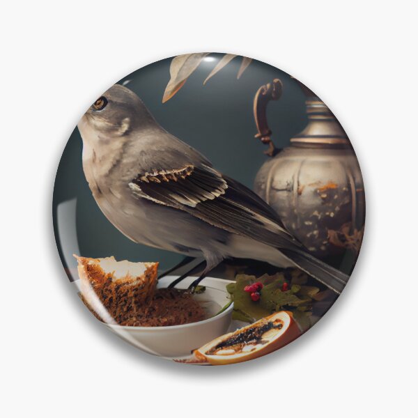 Item preview, Mockingbirds Meal and Journey Digital Painting designed and sold by CodeAndColors.