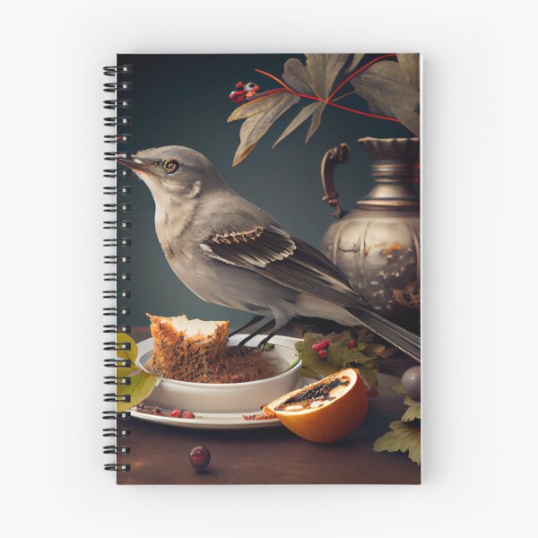 Item preview, Mockingbirds Meal and Journey Digital Painting designed and sold by CodeAndColors.