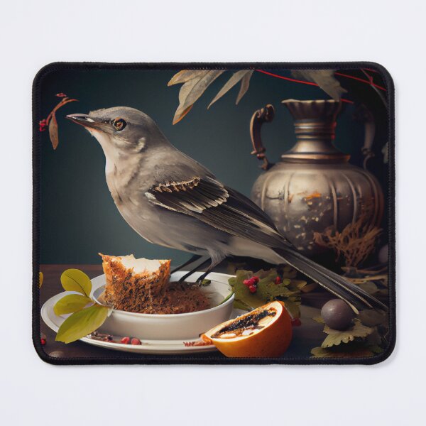 Item preview, Mockingbirds Meal and Journey Digital Painting designed and sold by CodeAndColors.