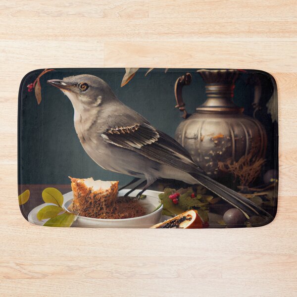 Item preview, Mockingbirds Meal and Journey Digital Painting designed and sold by CodeAndColors.