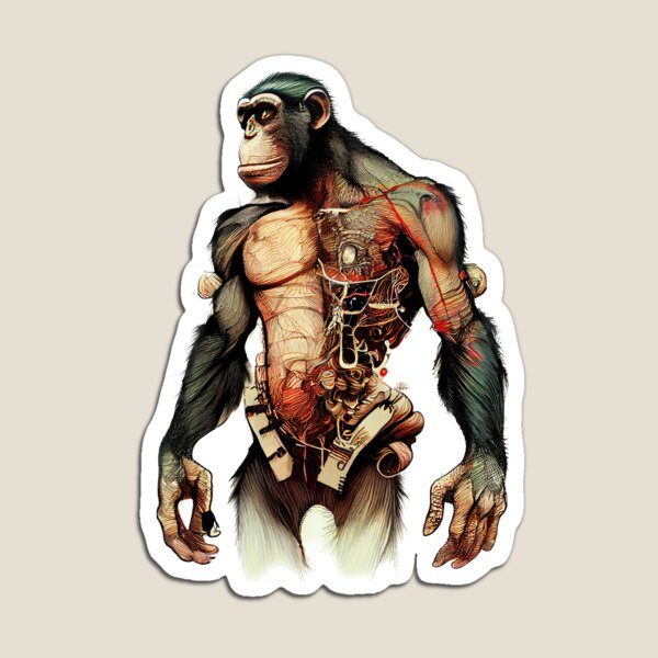 Item preview, Cyborg Chimpanezz designed and sold by NovaSprayArts.