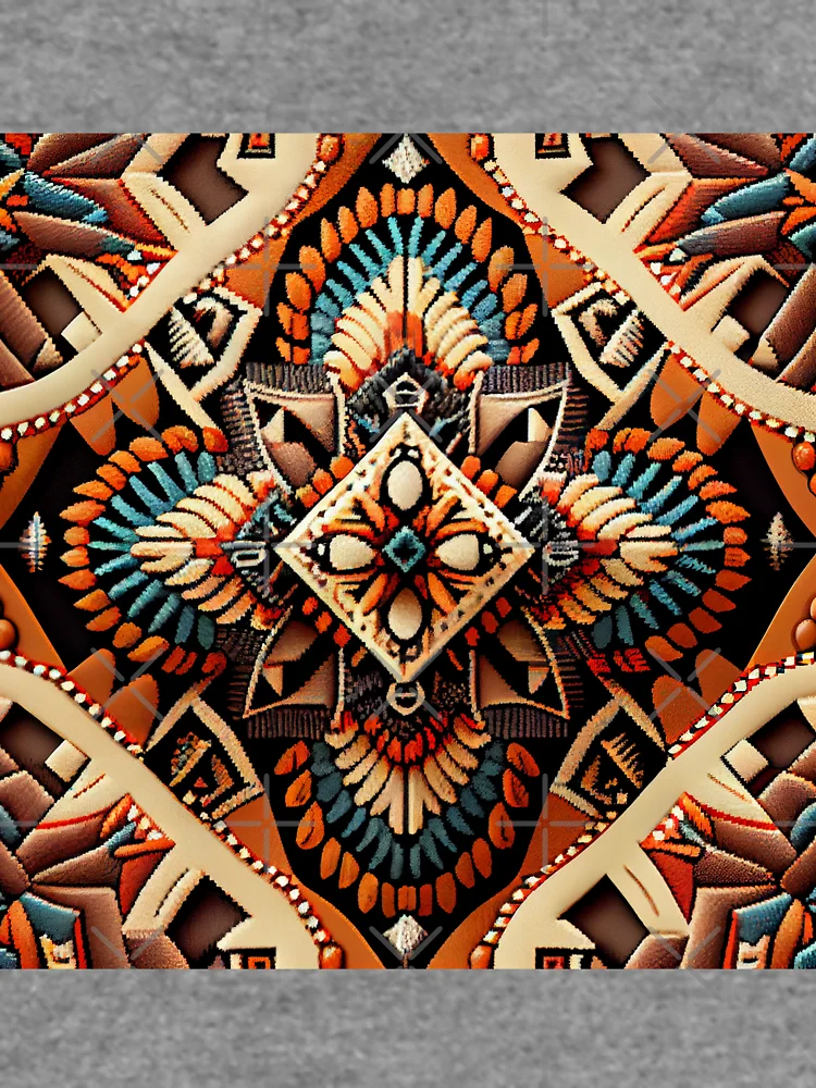 Thumbnail 6 von 6, Leichter Pullover, Enchanted Explosive Southwestern Pattern Digital Painting designt und verkauft von CodeAndColors.