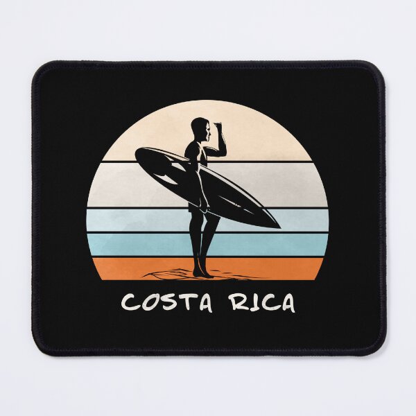 Item preview, Costa Rica Summer Surf, Beach Surfing Paradis Vintage Retro Style, CR Surfer designed and sold by AlphaMstudio.