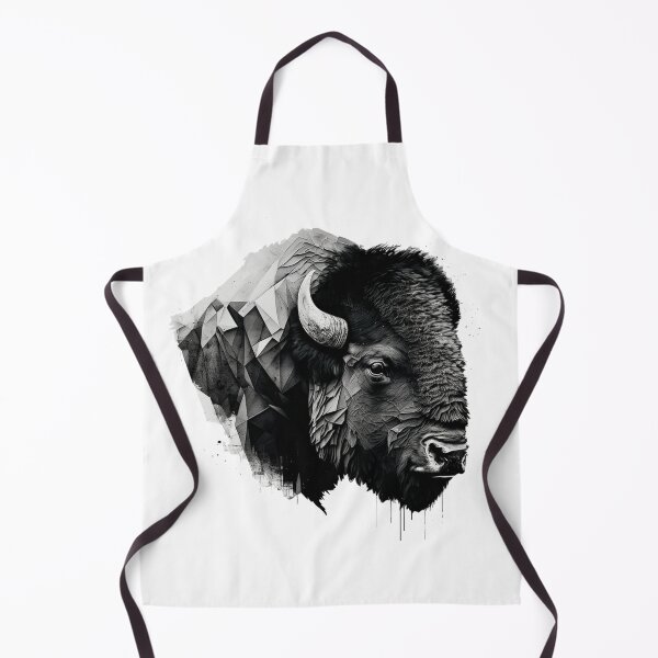 Item preview, Black and White Bison Animals t-shirt designed and sold by AmicArter.